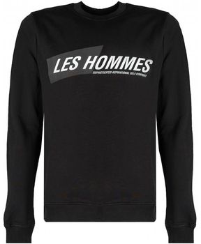 Mikiny Les Hommes  LLH401-758P | Round Neck Sweater