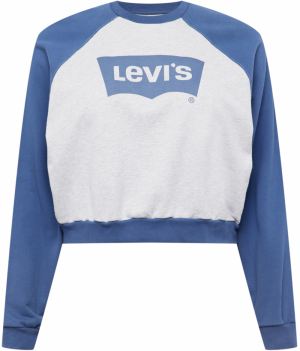 Levi's® Plus Mikina 'PL Vintage Raglan Crew'  modrá / sivá melírovaná