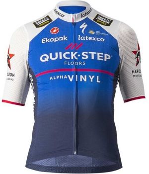 Castelli SOUDAL QUICK-STEP COMPETIZIONE JERSEY Cyklistický dres, modrá, veľkosť