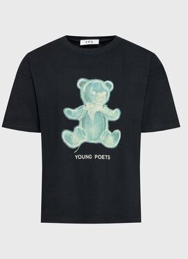 Young Poets Society Tričko Teddy 0000301129141 Čierna Regular Fit