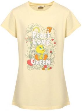 LOONEY TUNES TWEETY GREEN Dámske tričko, žltá, veľkosť