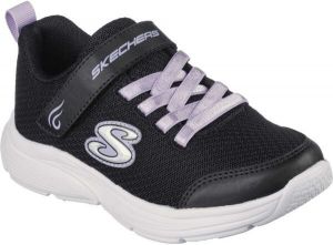 Skechers WAVY LITES Detská vychádzková obuv, čierna, veľkosť