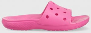 Šľapky Crocs Classic Slide dámske, ružová farba, 206121