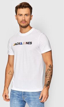 Jack&Jones PREMIUM Tričko Landon 12191308 Biela Regular Fit