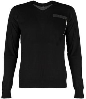 Svetre Les Hommes  LKK103-606U | Fit Jumper In Fine Gage Pocket With Zip