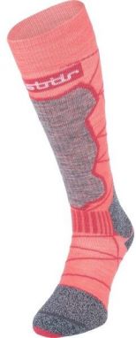 Eisbär SKI PREMIUM MERINO Lyžiarske ponožky, lososová, veľkosť