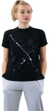 XISS SPLASHED Dámske tričko, čierna, veľkosť