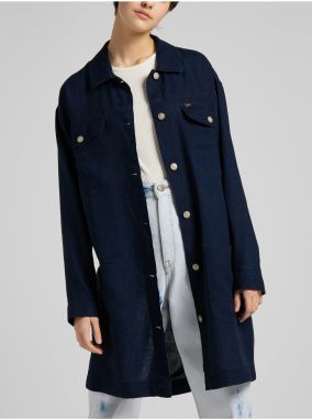 Dark Blue Denim Shirt Light Coat Lee - Women