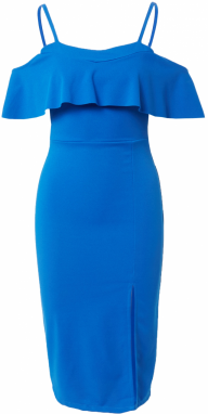 WAL G. Kokteilové šaty  kráľovská modrá