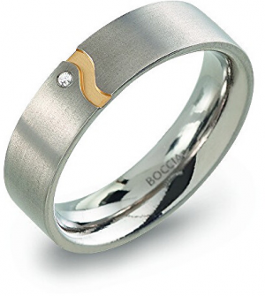 Boccia Titanium Snubný titánový prsteň 0147-04 49 mm