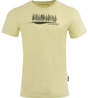 ALPINE PRO KOLAV Pánske tričko, svetlo zelená, veľkosť