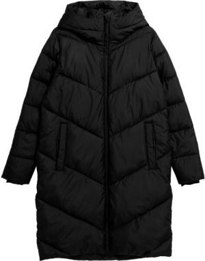 4F DOWN COAT Dámsky kabát, čierna, veľkosť