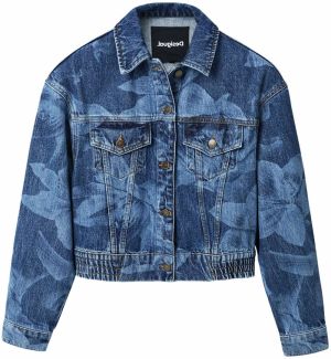 Desigual Prechodná bunda 'Oklahoma'  modrá denim / svetlomodrá