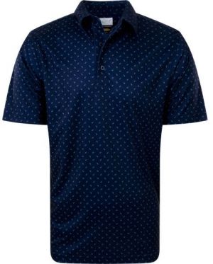 GREGNORMAN ML 75 TEE PRINT POLO Pánske golfové polo tričko, tmavo modrá, veľkosť