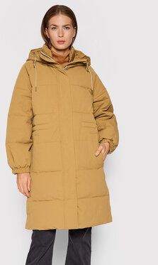 Lee Vatovaná bunda Puffer L56IXWSZ Hnedá Relaxed Fit