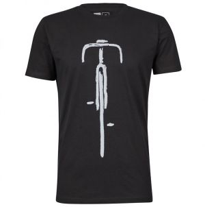 Dedicated T-shirt Stockholm Bike Front Charcoal