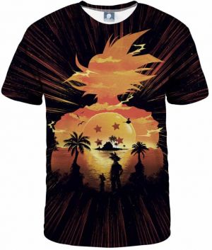 Aloha From Deer Unisex's Super Saiyan T-Shirt TSH AFD398