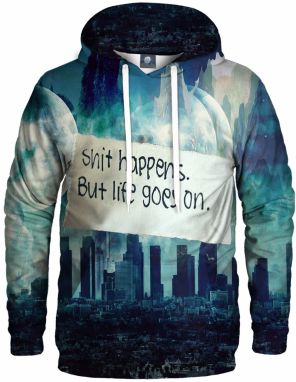 Aloha From Deer Unisex's Shit Happens Hoodie Aloha H-K AFD049