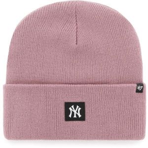 47 MLB NEW YORK YANKEES COMPACT ALT CUFF KNIT Zimná čiapka, ružová, veľkosť