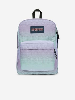 Bielo-ružový dámsky vzorovaný batoh Jansport Superbreak One