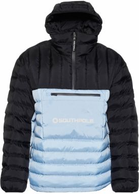 SOUTHPOLE Zimná bunda 'Bubble Hybrid 1.0'  svetlomodrá / sivá / čierna