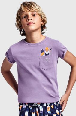 Chlapčenské tričko Mayoral Grape fialové