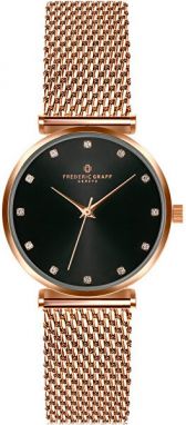 Frederic Graff Batura Star Rose Gold Mesh Watch FCB-3918