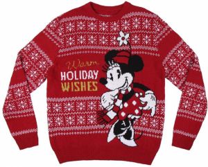 KNITTED JERSEY CHRISTMAS MINNIE