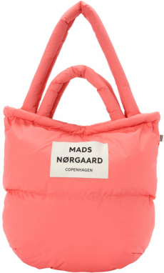 MADS NORGAARD COPENHAGEN Shopper  malinová / biela