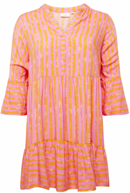 ONLY Carmakoma Košeľové šaty 'MARRAKESH'  zlatá / pitaya