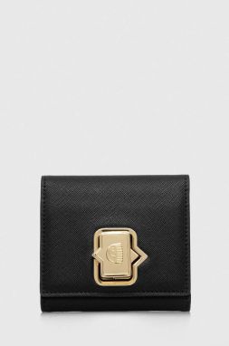 Peňaženka Chiara Ferragni EYELIKE dámsky, čierna farba, 76SB5PF3