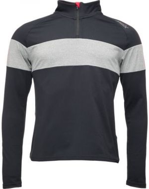 Swix TISTA 1/2 MID LAYER M Pánska mikina so stojačikom, čierna, veľkosť