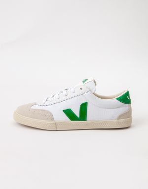 Veja Volley Canvas WHITE_EMERAUDE