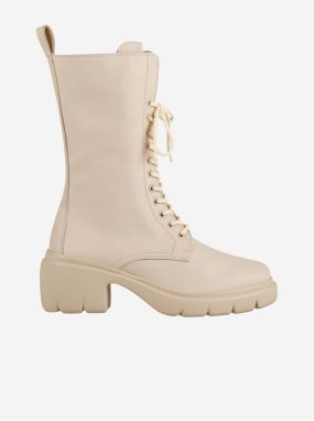 Beige Women's Leather Boots Högl Louise - Women