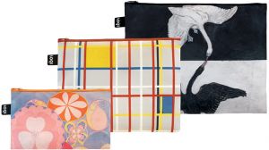 Loqi Hilma af Klint, Mondrian - Recycled Zip Pockets