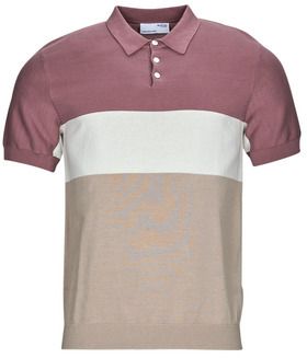 Polokošele s krátkym rukávom Selected  SLHMATTIS SS KNIT BLOCK POLO B