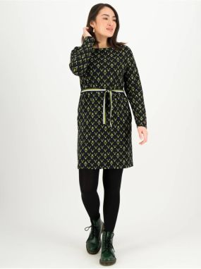 Green-Black Ladies Patterned Dress Blutsgeschwister Sneakers in th - Ladies