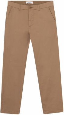 KnowledgeCotton Apparel Chino nohavice 'BIRCH'  svetlohnedá