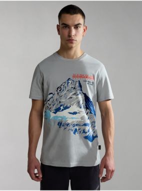 Grey men's T-shirt NAPAPIJRI Forsteri - Men