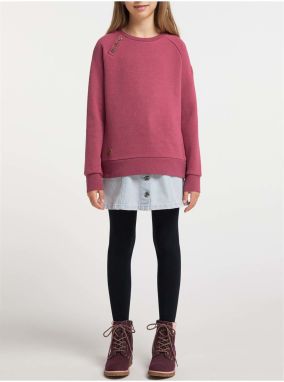 Dark pink girly sweatshirt Ragwear Darinka - Girls