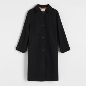 Reserved - Jednoradový kabát - Čierna