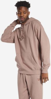 Bavlnená mikina Reebok Classic SV Hoodie HS7151-beige, pánska, béžová farba, s kapucňou, jednofarebná