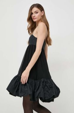 Šaty Pinko čierna farba, mini, áčkový strih, 102781.A1JY