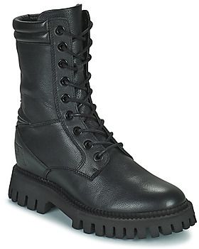 Polokozačky Freelance  LUCY COMBAT LACE UP BOOT