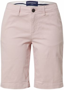 Superdry Chino nohavice 'CITY'  ružová