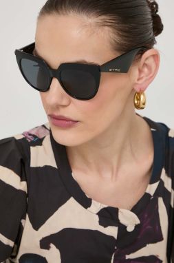 Slnečné okuliare Etro dámske, čierna farba, ETRO 0003/S