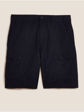 Trekingové kapsáčové šortky Stormwear™ Marks & Spencer námornícka modrá