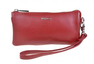 SEGALI Dámska kožená crossbody kabelka 8003 Red