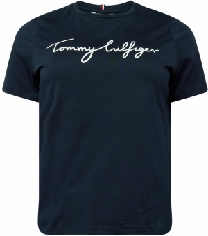 Tommy Hilfiger Curve Tričko  námornícka modrá / biela