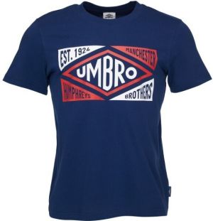 Umbro ORIGINS TEE SPORTS CULTURE Pánske tričko, tmavo modrá, veľkosť